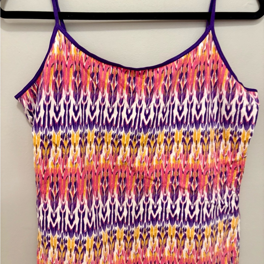 Arizona Jean Company Pink and Purple Tank Top - Picture 3 of 5